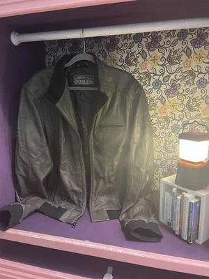 Chaqueta de piel de cordero Overland Vintage Bomber - Hecha en Turquía - Para hombre Talla XXL -   Foto 1 de 4