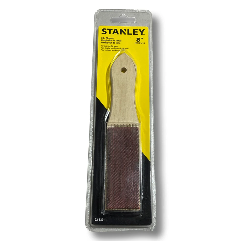 Stanley 8" File Cleaner with Handle for Cleaning File Teeth 22-339 - Image 1 of 1