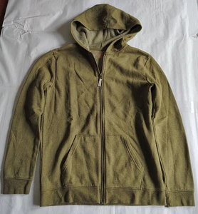 Cat & Jack Kids Girls Hoodie Sweatshirt XL 16 Green Cozy Full Zip Pockets  - Picture 1 of 11