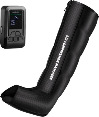 Masajeador profesional de compresión de aire de una sola pierna para circulación y alivio del dolor Foto 1 de 4