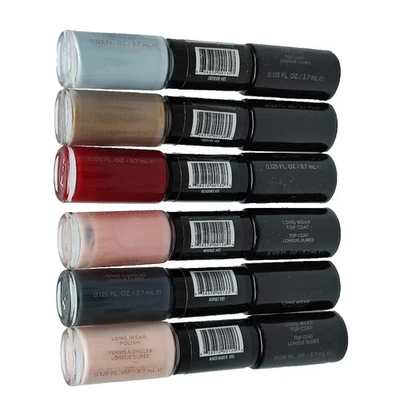 Juego de 6 mini botellas de esmalte de uñas CND Vinylux 2 en 1 de larga duración + capa superior 3,7 ml Foto 1 de 4