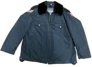 Blauer 48R schwarze gesteppte gefütterte Polizei Bomberjacke mit Thermolite Plus - Bild 1 von 13