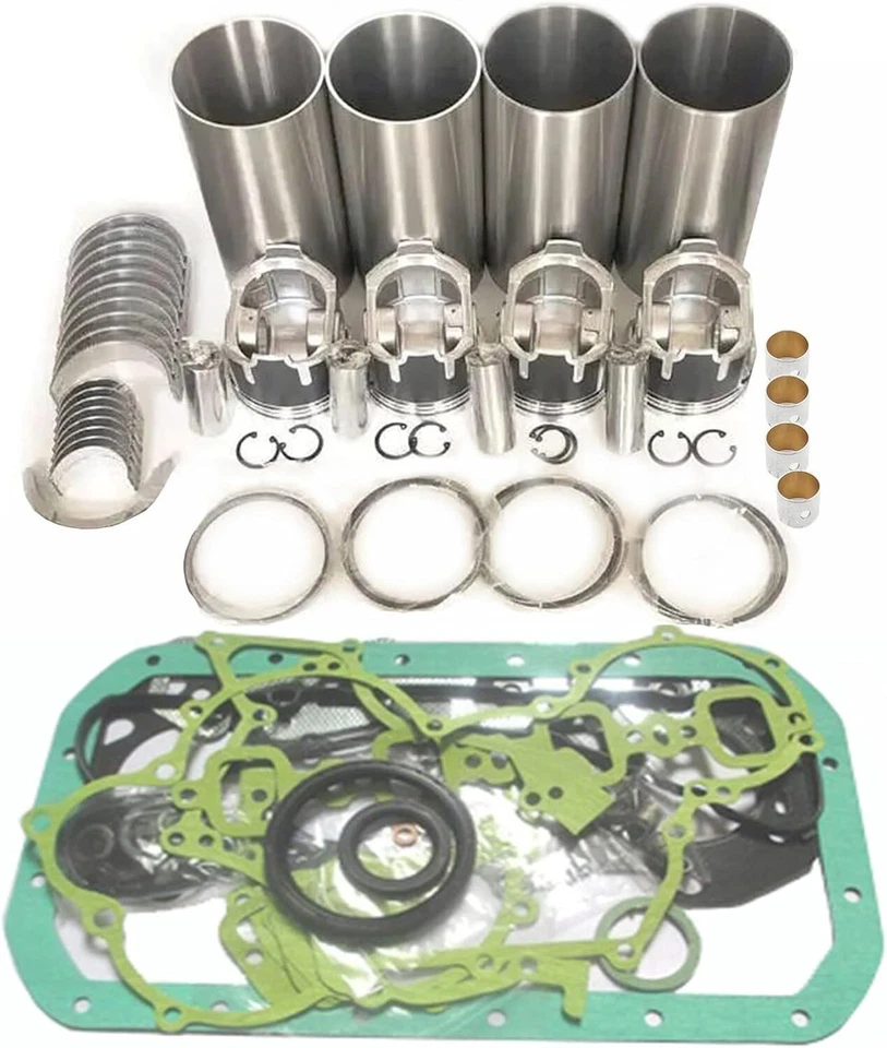 C2.4 Overhaul Rebuild Kit Compatible For Caterpillar C2.4 Engine Liner&Piston - Image 1 of 1