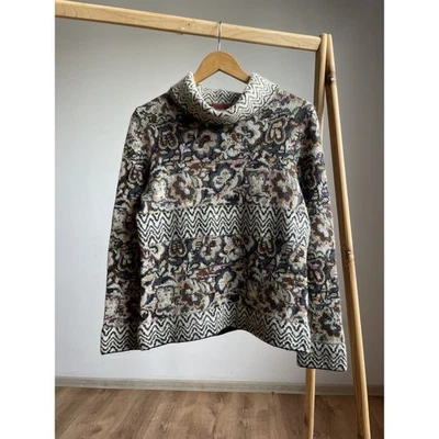 Missoni Mujer Vintage Lana Mohair Floral Cuello Redondo Suéter Talla IT 46 - Imagen 1 de 4