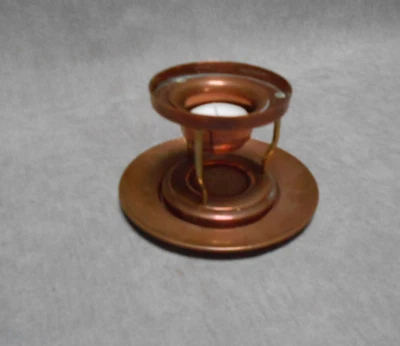 Réchaud Chauffe plat Vintage en CUIVRE pour petites casseroles, Pots - Photo 1/4