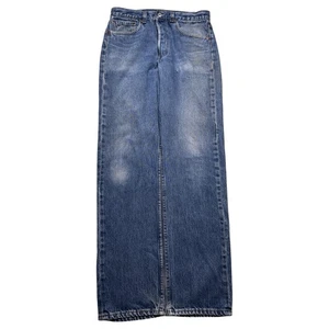 Jeans Levis vintage anni 90 lavaggio chiaro 32 x 32 denim 501-0115 bottoni mosca made in USA - Foto 1 di 10
