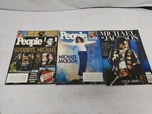 Lot of 3 People Magazines Michael Jackson  - Picture 1 of 1