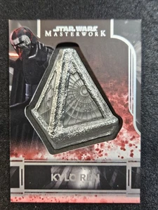 Kylo Ren TTM-KR 07/25 Wayfinder Medallion 2022 Masterwork Topps Star Wars Card - Picture 1 of 3