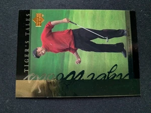 Tarjeta de golf Tiger's Tales 2001 Upper Deck # TT15 Tiger Woods RC (nm) - Imagen 1 de 3