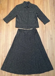 Norton McNaughton Petites Set aus Jacke und Maxirock - braun - Größe PM (Medium) - Bild 1 von 13
