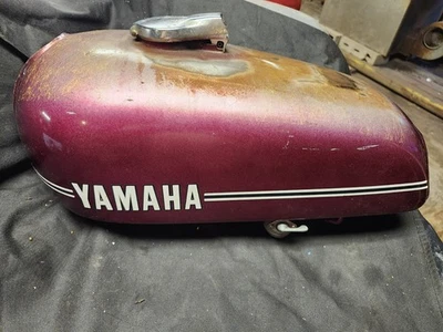 1975 75 Yamaha RD350 RD25 бензобак хороший чистый внутри - Изображение 1 из 4