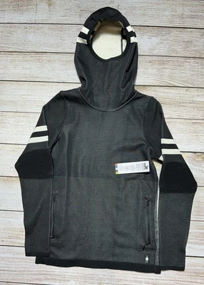 Smartwool Intraknit Merino Hoodie Sweater Funnel Neck Women Size Small *FLAW* - Image 1 of 4