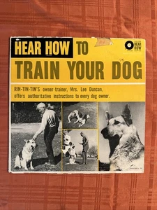 1961 Hear How To Train Your Dog Rin-Tin-Tin's Trainer CHH/24 Record LP  - Picture 1 of 10