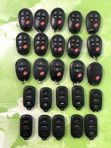 25 ) OEM MIXED LOT OF TOYOTA SMART KEY-LES REMOTE - Picture 1 of 2