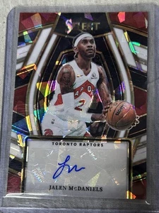 Jalen Mcdaniels Select Auto Numbered 25/25, 23-24 - Picture 1 of 3
