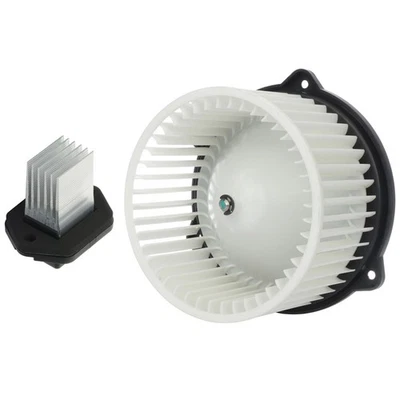 1 x ventilador de motor soplador y 1 x resistencia para Hyundai Tucson 2006-2007 delantero Foto 1 de 4