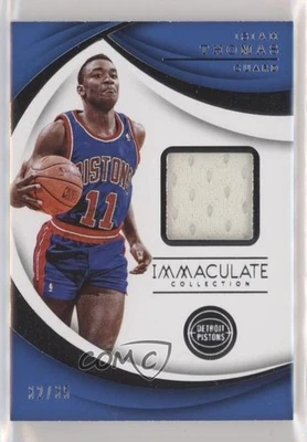 2017-18 Panini Immaculate Swatches /35 Isiah Thomas #SW-ITH HOF - Image 1 of 2