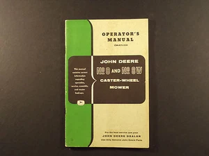 JOHN DEERE 1963 CASTER WHEEL MOWER OM H71-1159 MANUAL - Picture 1 of 2