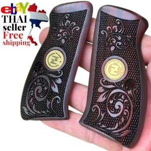 Empuñadura Año NUEVO para CZ Tamaño Compacto Artesanal Madera THAI - Imagen 1 de 4