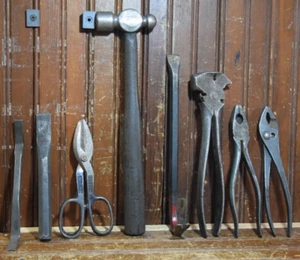 HERRAMIENTA MANUAL FULTON LINESMAN PLYERS PRONTO HERBRAND PRYBAR UTICA FORJADO EE. UU. LOTE DE 8 PIEZAS - Imagen 1 de 24