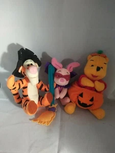 Fisher Price Vintage Winnie Tigger Piglet Halloween Costumes Plush 7in. - Picture 1 of 1