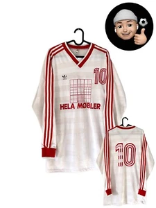 70s 80s Adidas Retro Vintage West Germany Norway Soccer Jersey Kit Shirt Long FC - Picture 1 of 10