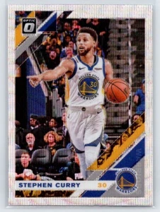 2019-20 Panini Donruss Optic - #8 Stephen Curry - Silver Wave Holo - Picture 1 of 2