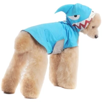 Dogo纽约鲨鱼狗防水雨衣连帽夹克尺寸XL — 第 1/4 张图片