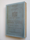1933 Military Report Colony & Protectorate of Sierra Leone RARE War Office HMSO