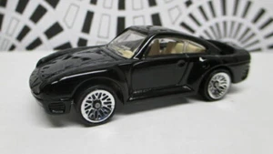 loose mint Hot Wheels 1999 #1054 PORSCHE 959 black with lace wheels (wire wheel) - Picture 1 of 5