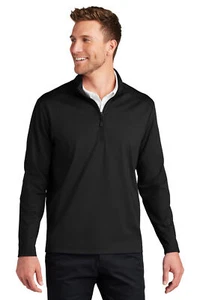 Port Authority C-FREE Double Knit 1/4-Zip K880 - Picture 1 of 7