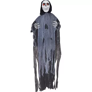 Sunstar Ghost Skeleton In Chains Animated LED Lighted Hanging Halloween Decorati - Picture 1 of 1
