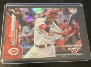 Tarjeta exclusiva Joey Votto Topps 2020 día de apertura lámina roja objetivo #171 nueva como nueva - Imagen 1 de 2