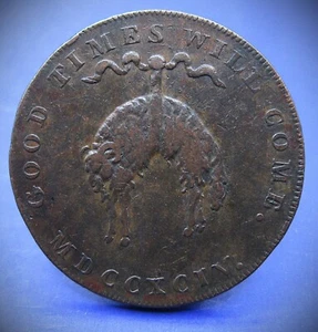 1794 NORWICH CASTLE 1/2D TOKEN / SNIFF'S ANCIENT COINS - Picture 1 of 3