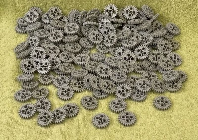 {LBG и светло-серый } LEGO 24-Tooth Technic Gear (PN # 3648) ** лот из 15 ** - Изображение 1 из 4