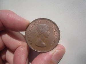 HIGH GRADE 1955 SOUTH AFRICA PENNY - Bild 1 von 2