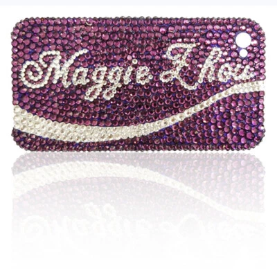 定制您的名字闪亮手机壳不同颜色选择个性化保护套 — 第 1/3 张图片