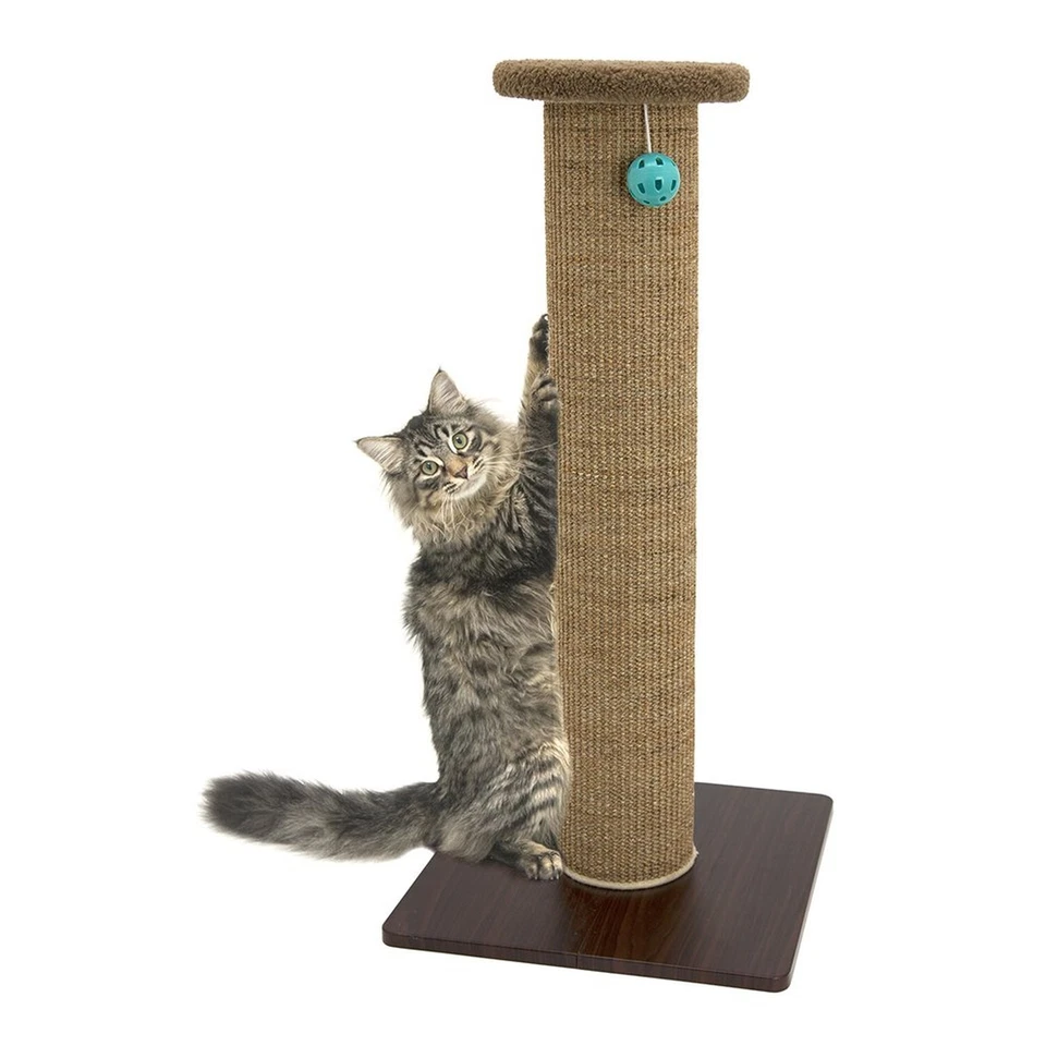 Kitty City Sisal Post Scratcher, Sisal Post (Brown) Sisal Post (Brown) - Image 1 of 4