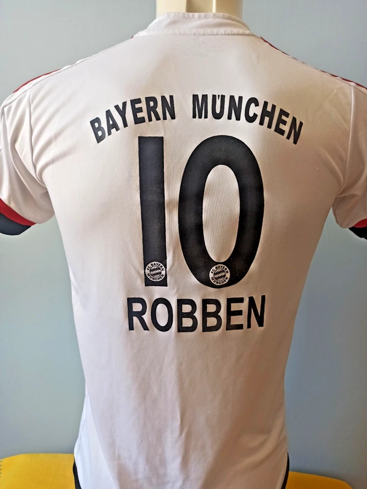 Shirt N10 Robben Bayern Monaco Adidas Maglia 2015-16 Trikot away Maillot vintage - Bild 1 von 4