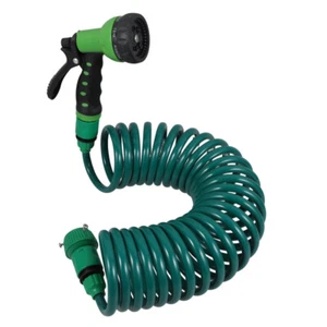 Car Wash Water Spray Set Coil Washing Hose Expandable Garden - Picture 1 of 12