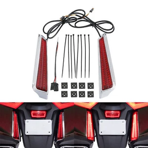 Rear LED Filler Panel Lights Fit For Honda Goldwing 1800 GL1800 2018-2024 - Picture 1 of 7