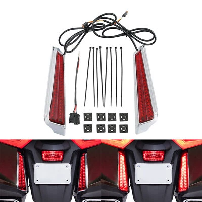 Luces de panel de llenado LED traseras aptas para Honda Goldwing 1800 GL1800 2018-2024 19 20 Foto 1 de 4