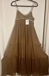 PLEATED LACE DRESS WITH BEADING ZARA - Picture 1 of 4