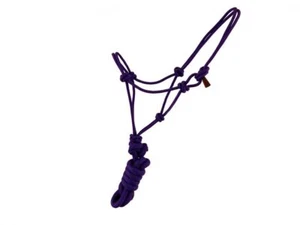 COWBOY KNOT HALTER with 4.5' Lead Rope fits Mini / Small Pony Size - Picture 1 of 5