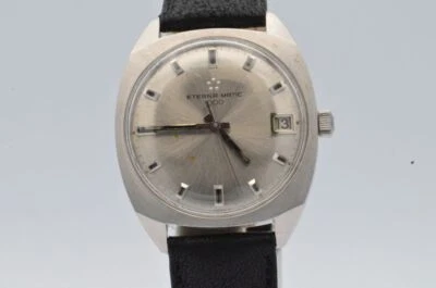 Eterna Matic Automatic Men's Watch 36MM Steel Vintage Pretty 80ER Years - image 1 of 4