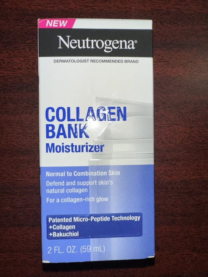 Neutrogena Banco de Colágeno Hidratante Piel Normal a Combinada 2oz/59ml Nuevo Foto 1 de 1