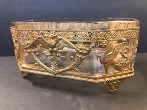 Antique French Empire Bronze Planter/Eagle/Winged Lion/France C.1880/Jardiniere - Picture 1 of 12