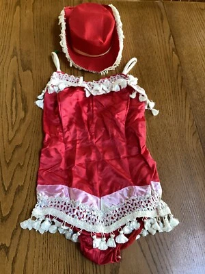 Body Disfraz Flecos Patinaje sobre Hielo Baile Lentejuelas Rojo De Colección Ver Medidas Foto 1 de 4