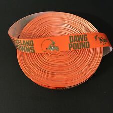 7/8" Cleveland Browns New Dawg Pound Grosgrain Ribbon by the Yard (Usa Seller!)