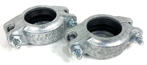 *LOT OF 2* SPF 2" C4 Pipe Coupling Clamp 60.3mm OD - Picture 1 of 2